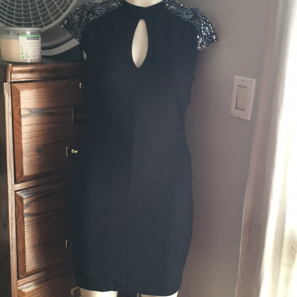 💕BEBE RHINESTONE SHORT DRESS💕